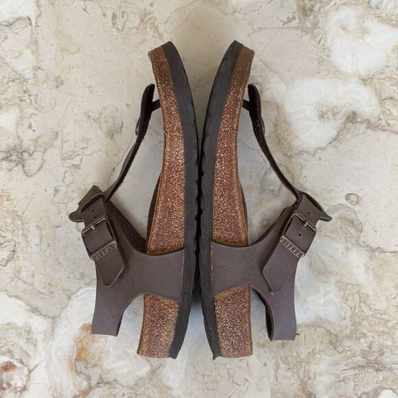 Birkenstock Birko-Flor Birkibuc Sandals - Stone Gray - Picture 8 of 14